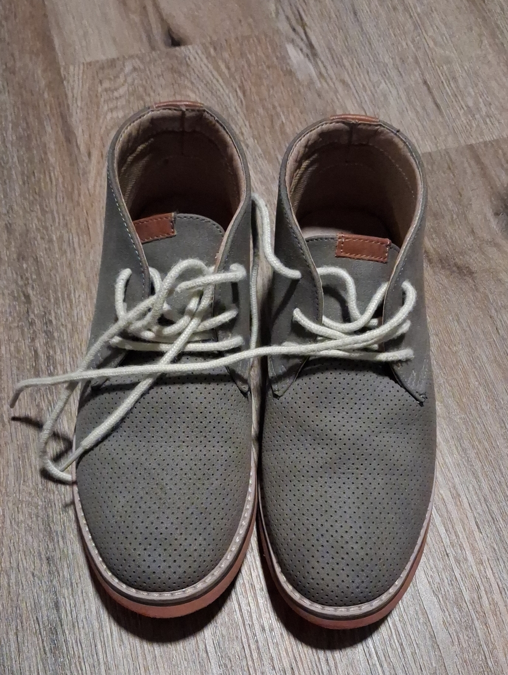 3 Men's Gray Steve Madden Lace-Up Casual Shoes
